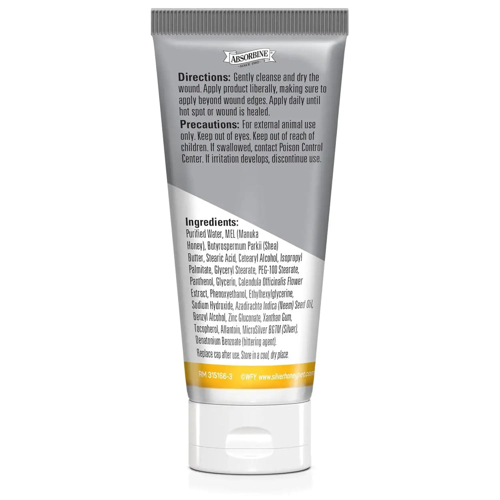 ABSORBINE - Absorbine Silver Honey Hot Spot & Wound Care Ointment for Dogs 2 Oz. - The Red Vitamin MX - Remedios Para La Picazón De Perros - {{ shop.shopifyCountryName }}