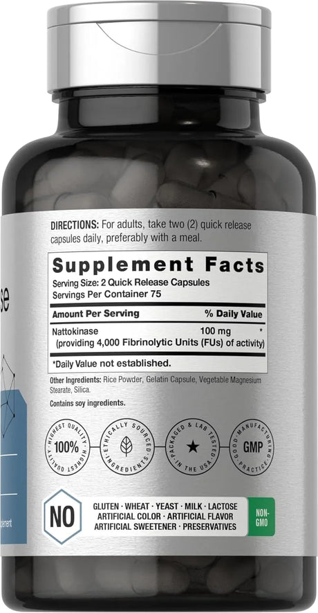 HORBAACH - Horbaach Nattokinase 4000 FU 150 Capsulas - The Red Vitamin MX - Suplementos Alimenticios - {{ shop.shopifyCountryName }}