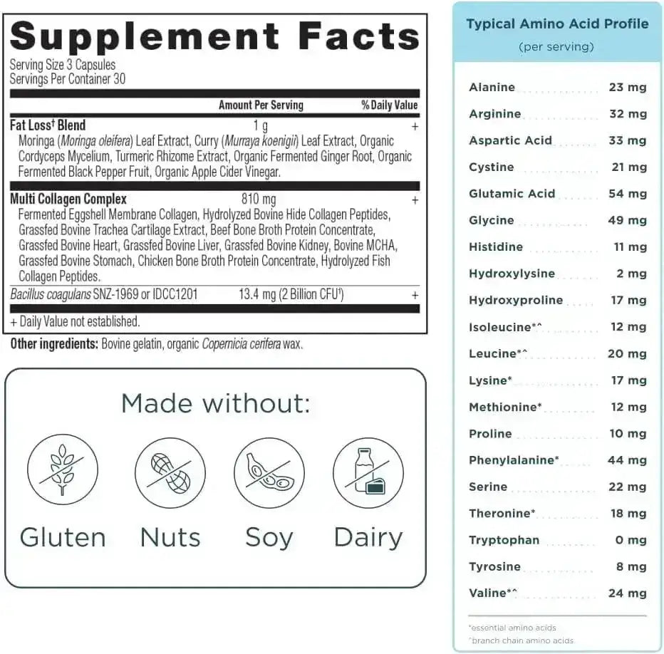 ANCIENT NUTRITION - Ancient Nutrition Advanced Collagen Protein Lean with Probiotics 90 Capsulas - The Red Vitamin MX - Suplementos Alimenticios - {{ shop.shopifyCountryName }}