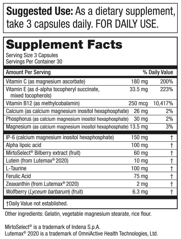 PURITY PRODUCTS - Purity Products Ultimate Eye Support 10Mg. Lutein 90 Capsulas - The Red Vitamin MX - Suplementos Alimenticios - {{ shop.shopifyCountryName }}