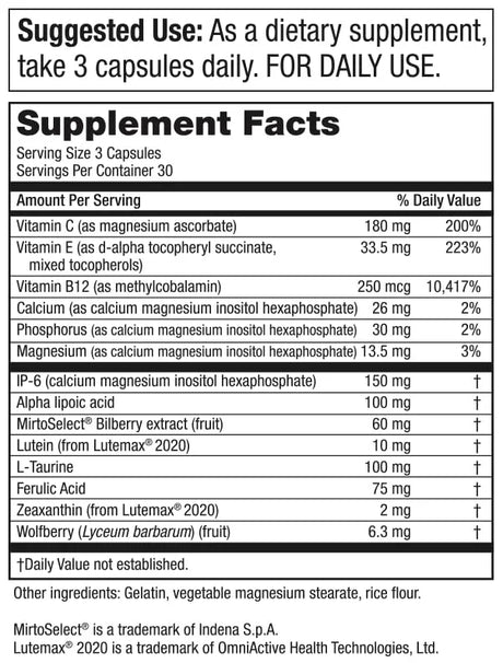 PURITY PRODUCTS - Purity Products Ultimate Eye Support 10Mg. Lutein 90 Capsulas - The Red Vitamin MX - Suplementos Alimenticios - {{ shop.shopifyCountryName }}