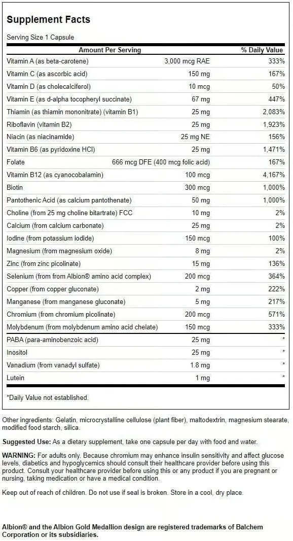 SWANSON - Swanson Active One Multivitamin Without Iron 90 Capsulas 2 Pack - The Red Vitamin MX - Suplementos Alimenticios - {{ shop.shopifyCountryName }}