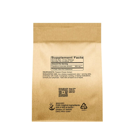 PURE ORIGINAL INGREDIENTS - Pure Original Ingredients Passion Flower Extract 226Gr. - The Red Vitamin MX - Suplementos Alimenticios - {{ shop.shopifyCountryName }}