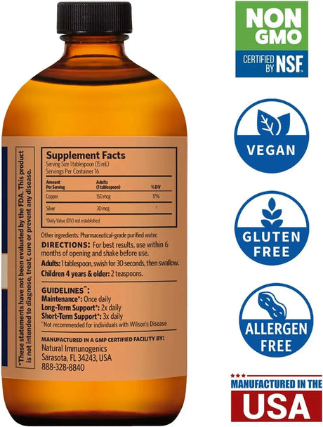 SOVEREIGN COPPER - Sovereign Copper Bio-Active Copper Hydrosol 236Ml. - The Red Vitamin MX - Suplementos Alimenticios - {{ shop.shopifyCountryName }}