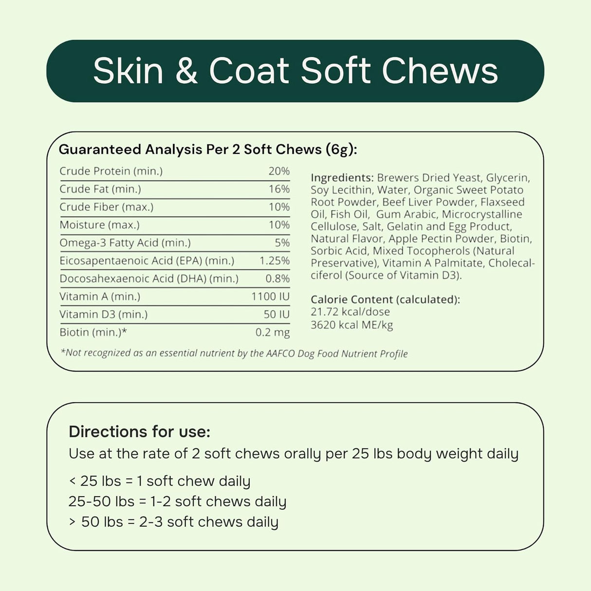 PetMeds Skin & Coat Chews for Dogs 60 Masticables