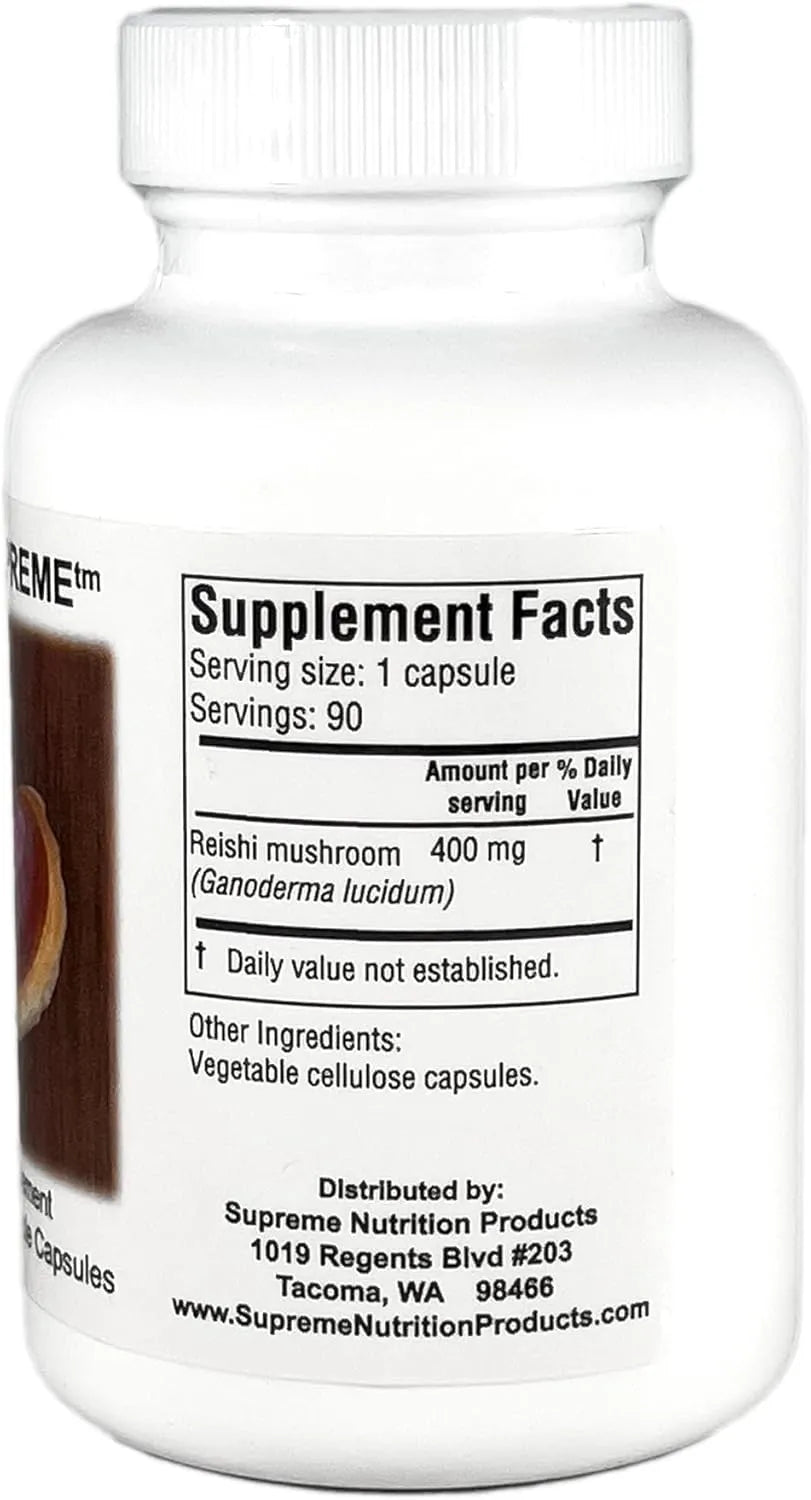 SUPREME NUTRITION - Supreme Nutrition Reishi Supreme 90 Capsulas - The Red Vitamin MX - Suplementos Alimenticios - {{ shop.shopifyCountryName }}