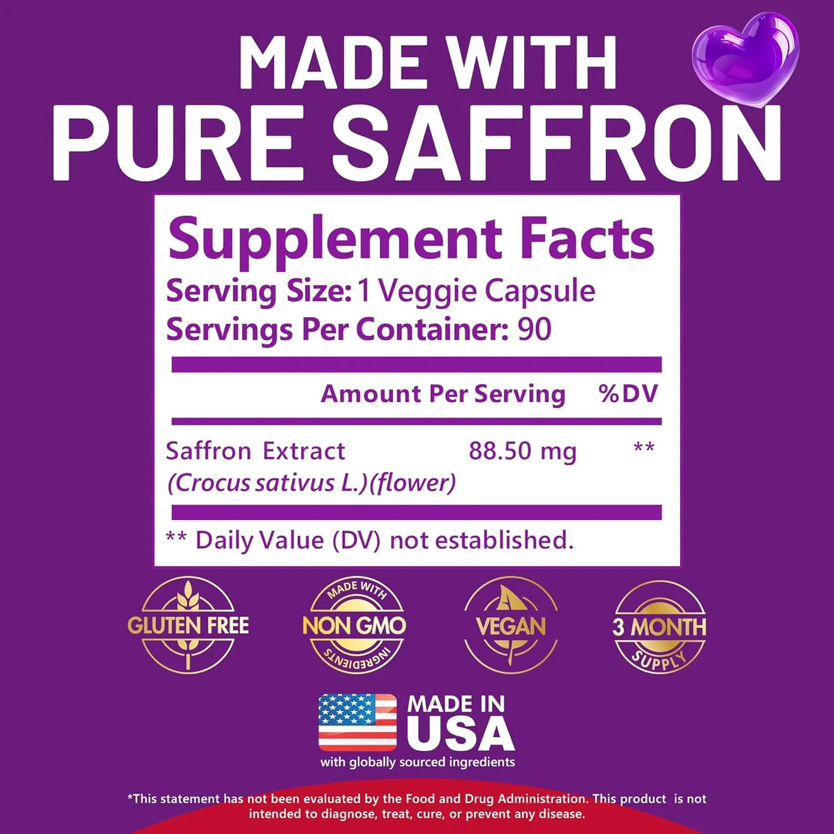 KWALA NUTRITION - Kwala Nutrition Saffron 90 Capsulas - The Red Vitamin MX - Suplementos Alimenticios - {{ shop.shopifyCountryName }}