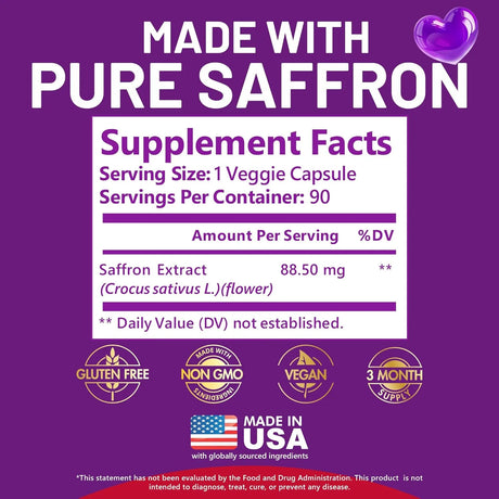 KWALA NUTRITION - Kwala Nutrition Saffron 90 Capsulas - The Red Vitamin MX - Suplementos Alimenticios - {{ shop.shopifyCountryName }}