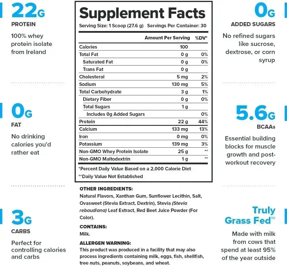 LEGION - LEGION Whey+ Grass Fed Whey Isolate Protein Powder Strawberry Banana 828Gr. - The Red Vitamin MX - Suplementos Alimenticios - {{ shop.shopifyCountryName }}