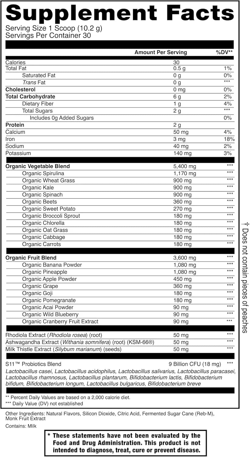 JOCKO FUEL - Jocko Fuel Daily Greens Powder 30 Servicios Coconut/Pineapple 306Gr. - The Red Vitamin MX - Suplementos Alimenticios - {{ shop.shopifyCountryName }}