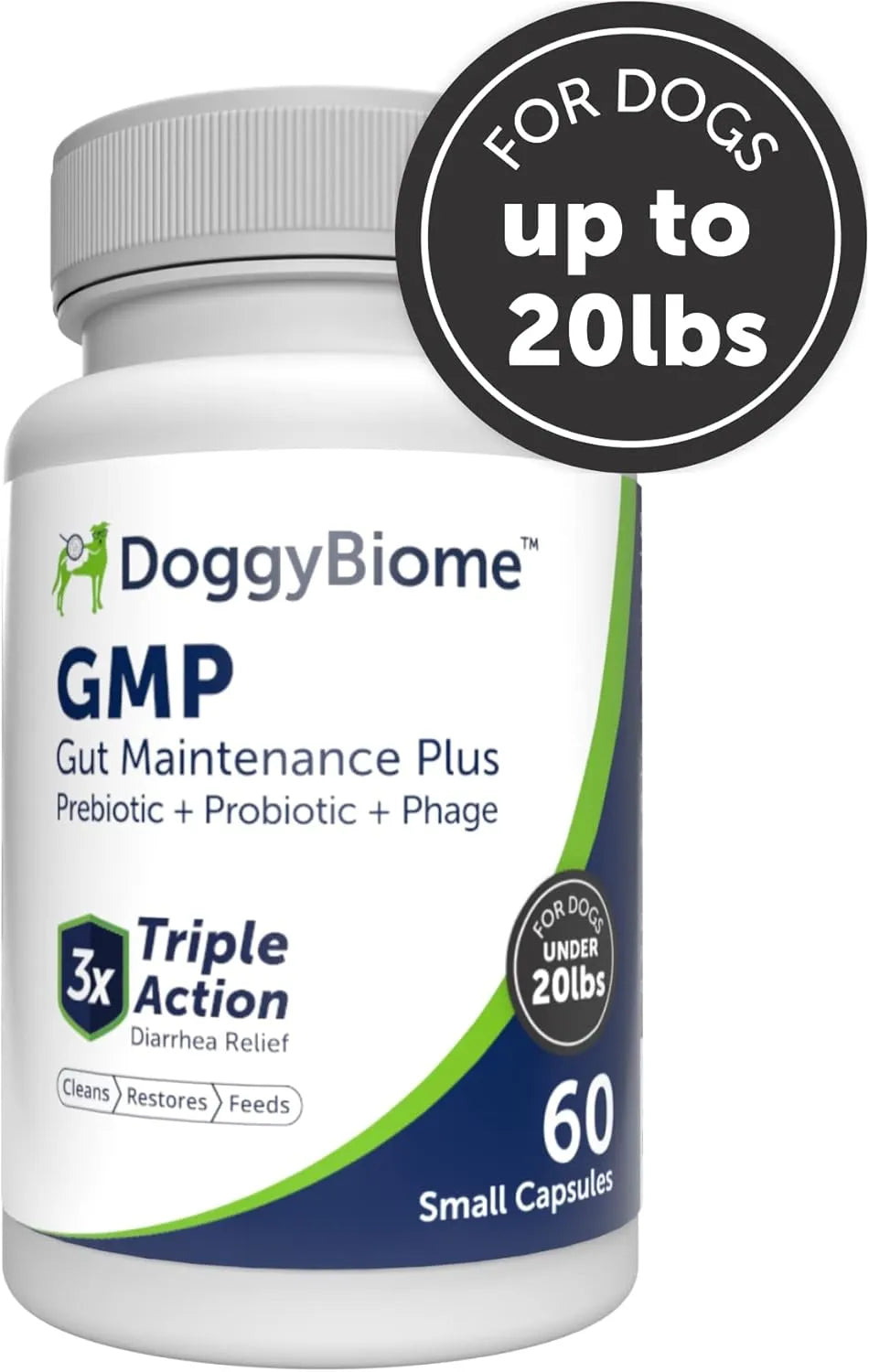 DOGGYBIOME - DoggyBiome Dog Probiotics Under 20 lbs 60 Capsulas - The Red Vitamin MX - Probióticos Para Perros - {{ shop.shopifyCountryName }}