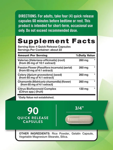 NATURE'S TRUTH - Nature's Truth Calm with Passion Flower and Chamomile 90 Capsulas - The Red Vitamin MX - Suplementos Alimenticios - {{ shop.shopifyCountryName }}