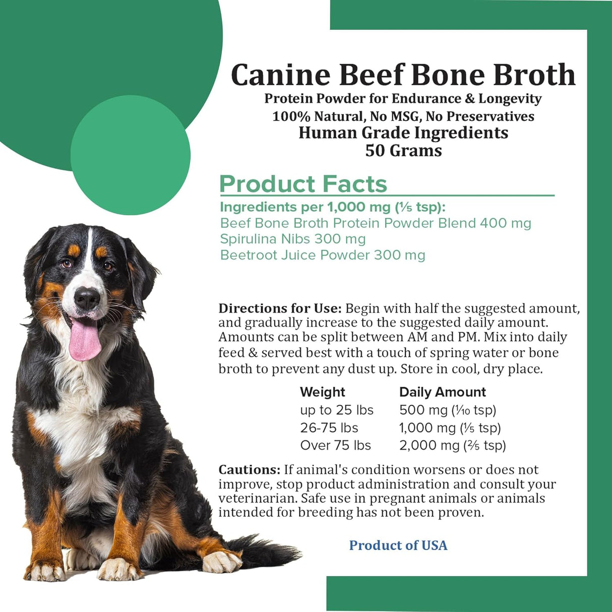 HOLISTIC BIN - HOLISTIC BIN Canine Powderized Beef Bone Broth Powder 50Gr. - The Red Vitamin MX - Suplementos Herbales Para Perros - {{ shop.shopifyCountryName }}