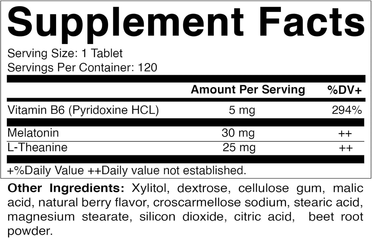 VITAMATIC - Vitamatic Melatonin 30Mg. 120 Tabletas 2 Pack - The Red Vitamin MX - Suplementos Alimenticios - {{ shop.shopifyCountryName }}