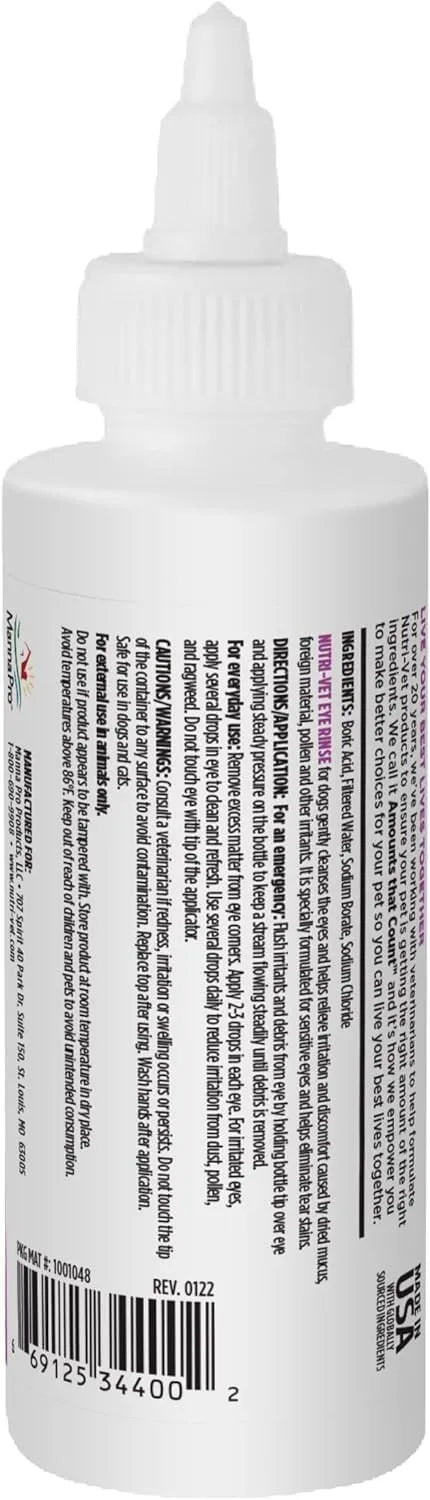 NUTRI-VET - Nutri-Vet Eye Rinse for Dogs 4 Fl.Oz. 2 Pack - The Red Vitamin MX - Cuidado De Los Ojos De Los Perros - {{ shop.shopifyCountryName }}