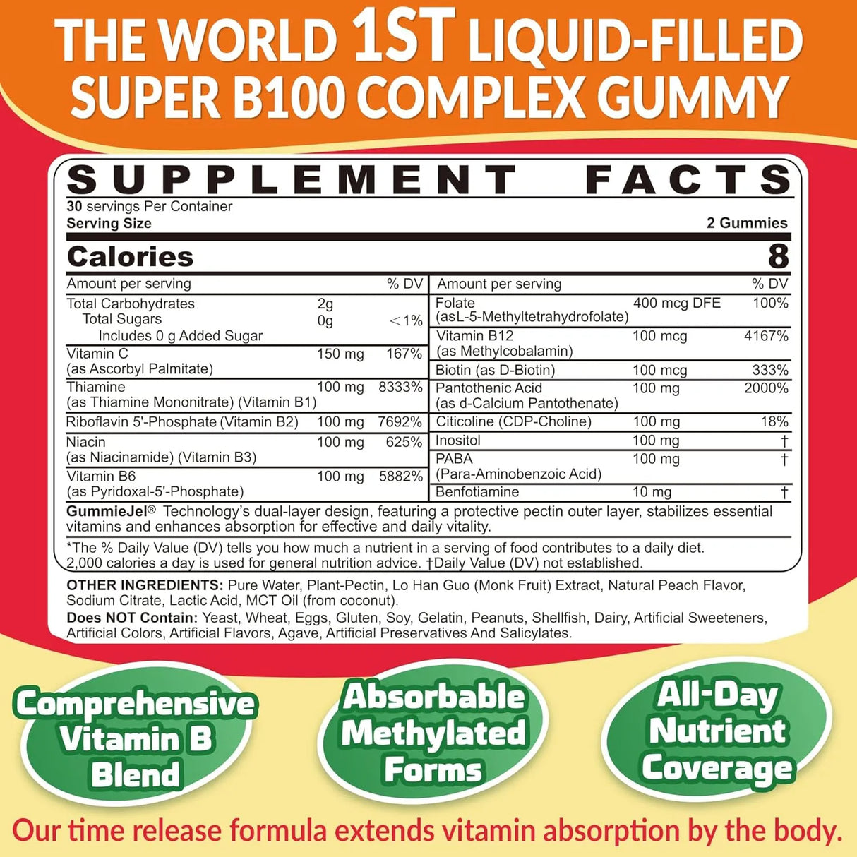 NEVISS - NEVISS Super Vitamin B Complex Gummies 60 Gomitas - The Red Vitamin MX - Suplementos Alimenticios - {{ shop.shopifyCountryName }}