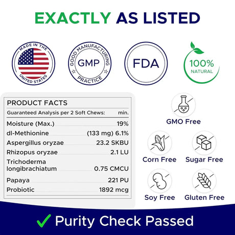 GOODGROWLIES - GOODGROWLIES Green Grass Dog Chews 120 Masticables - The Red Vitamin MX - Salud De Tracto Urinario Para Perros - {{ shop.shopifyCountryName }}