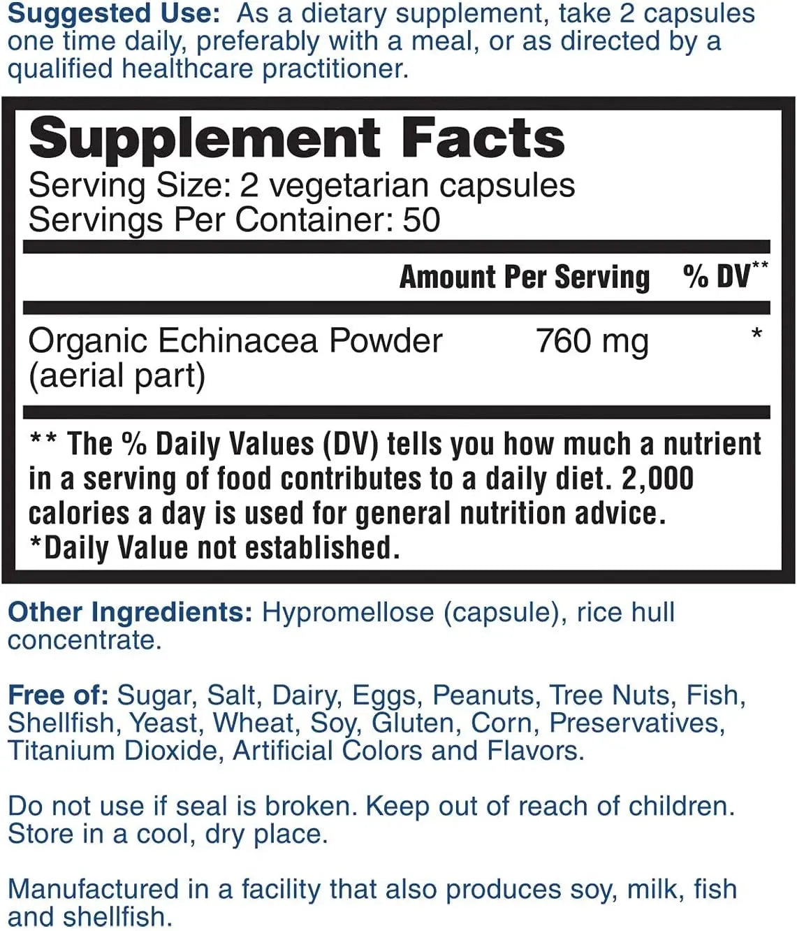 NATURES LAB - Nature's Lab Echinacea 760Mg. 100 Capsulas - The Red Vitamin MX - Suplementos Alimenticios - {{ shop.shopifyCountryName }}