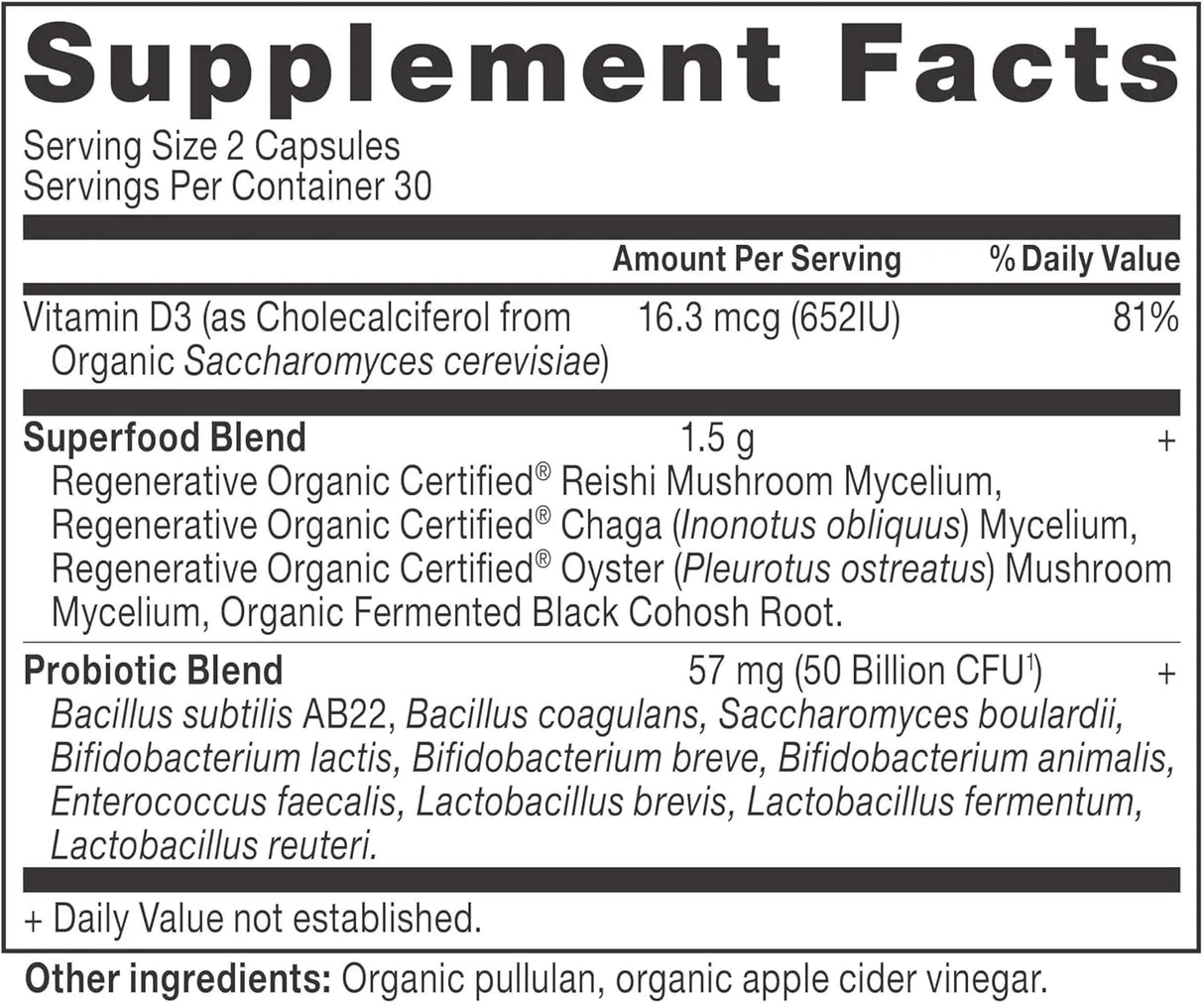 ANCIENT NUTRITION - Ancient Nutrition Regenerative Organic Certified Probiotics for Menopause Support 60 Capsulas - The Red Vitamin MX - Suplementos Alimenticios - {{ shop.shopifyCountryName }}