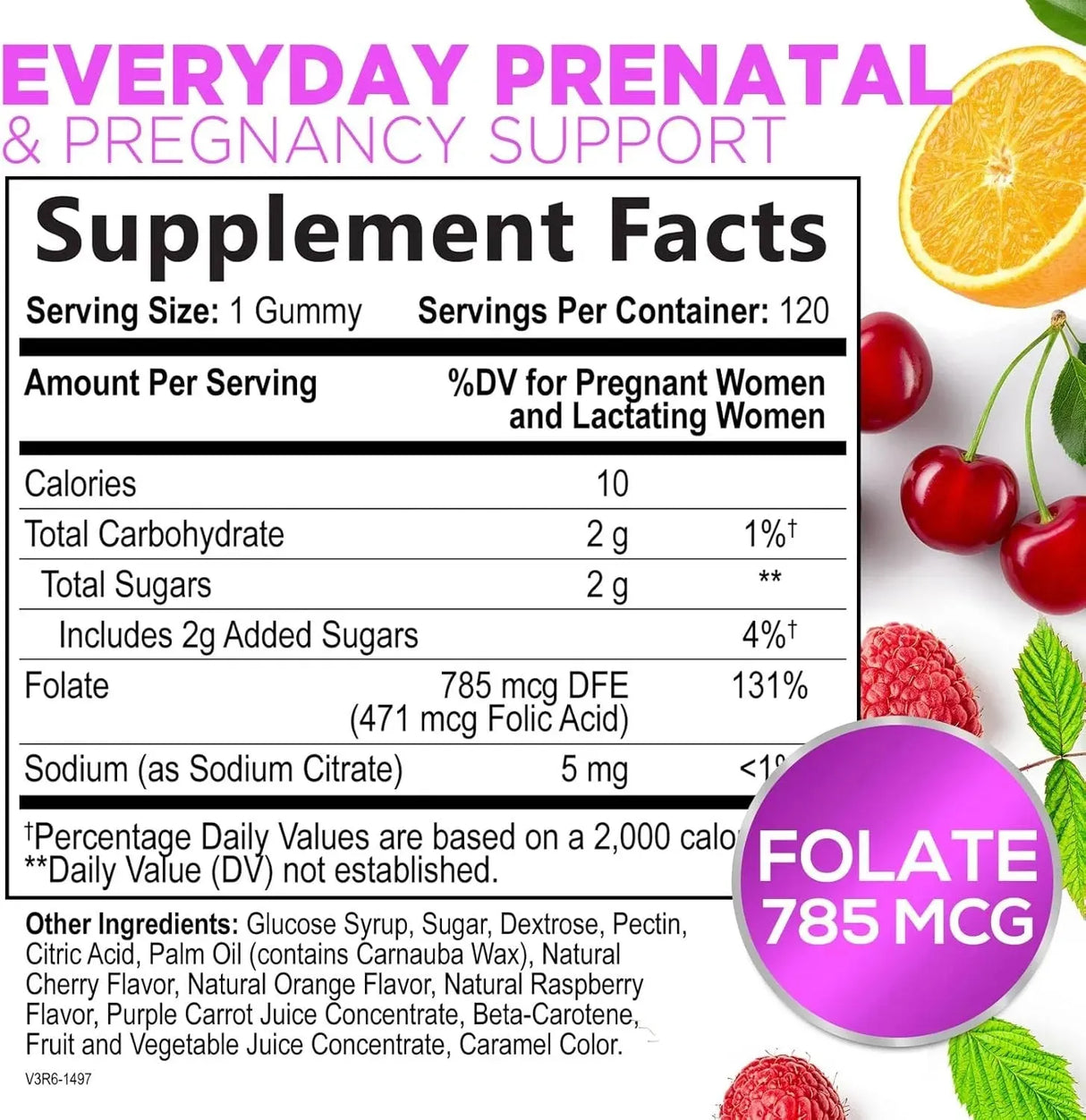 NATURE'S NUTRITION - Nature's Nutrition Folic Acid Gummies for Women 785mcg 120 Gomitas - The Red Vitamin MX - Suplementos Alimenticios - {{ shop.shopifyCountryName }}