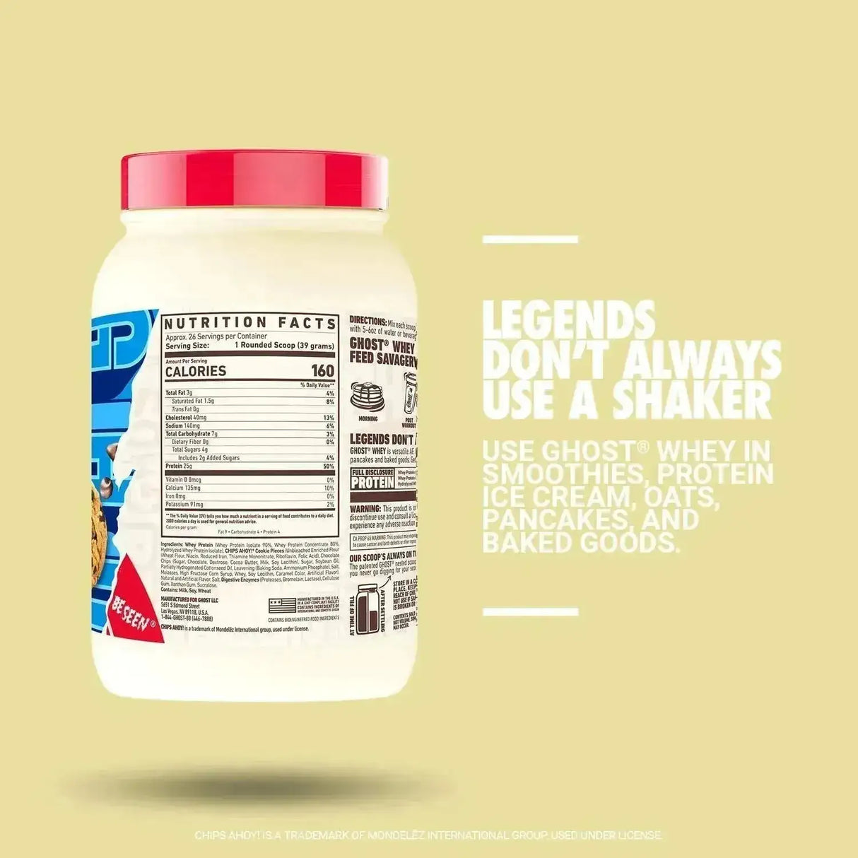 GHOST - GHOST Whey Protein Powder Chips Ahoy 1014Gr. - The Red Vitamin MX - Suplementos Alimenticios - {{ shop.shopifyCountryName }}
