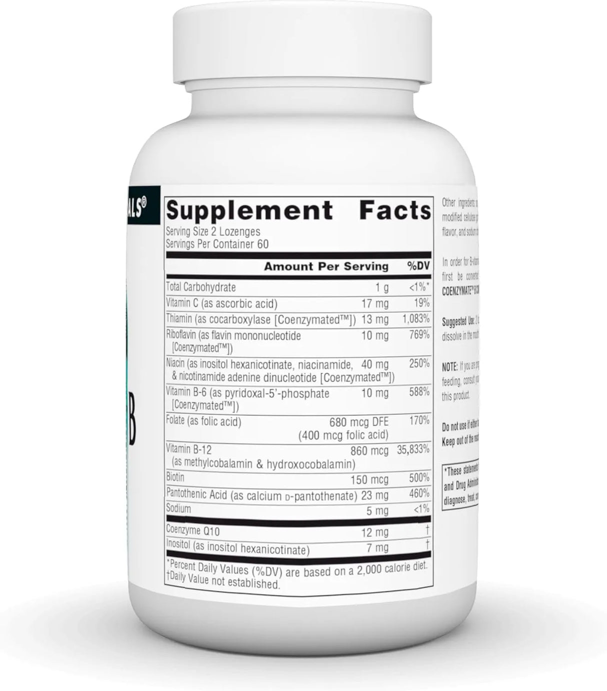 SOURCE NATURALS - Source Naturals Coenzymate B Complex 120 Tabletas - The Red Vitamin MX - Suplementos Alimenticios - {{ shop.shopifyCountryName }}