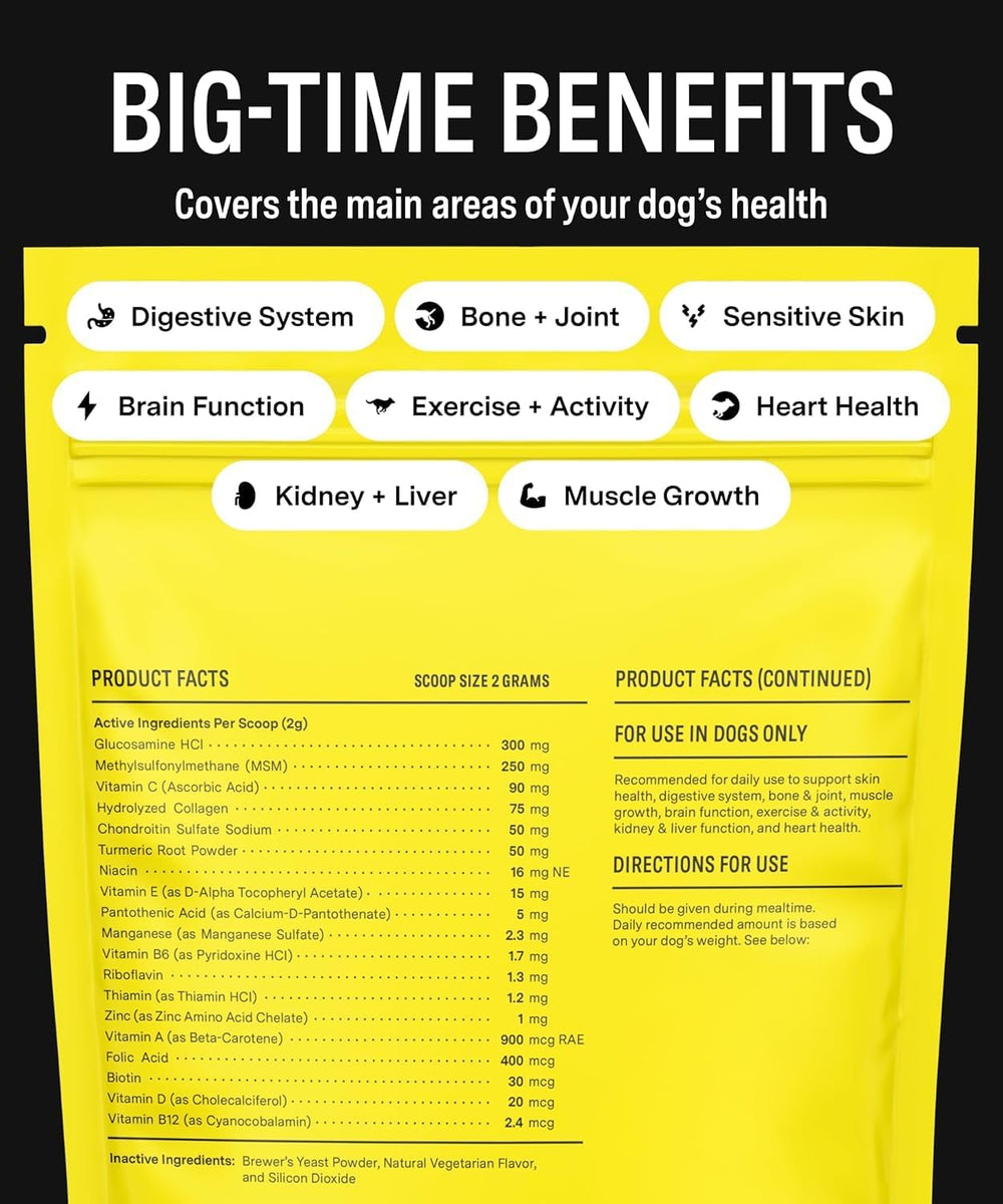 FI - Fi 8-in-1 Dog Supplement Powder 90 Servicios 180Gr. - The Red Vitamin MX - Suplementos Herbales Para Perros - {{ shop.shopifyCountryName }}