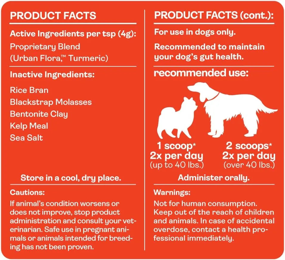 MUTTGUT - MUTTGUT All-Natural 3-in-1 Dog Probiotic 180Gr. - The Red Vitamin MX - Probióticos Para Perros - {{ shop.shopifyCountryName }}