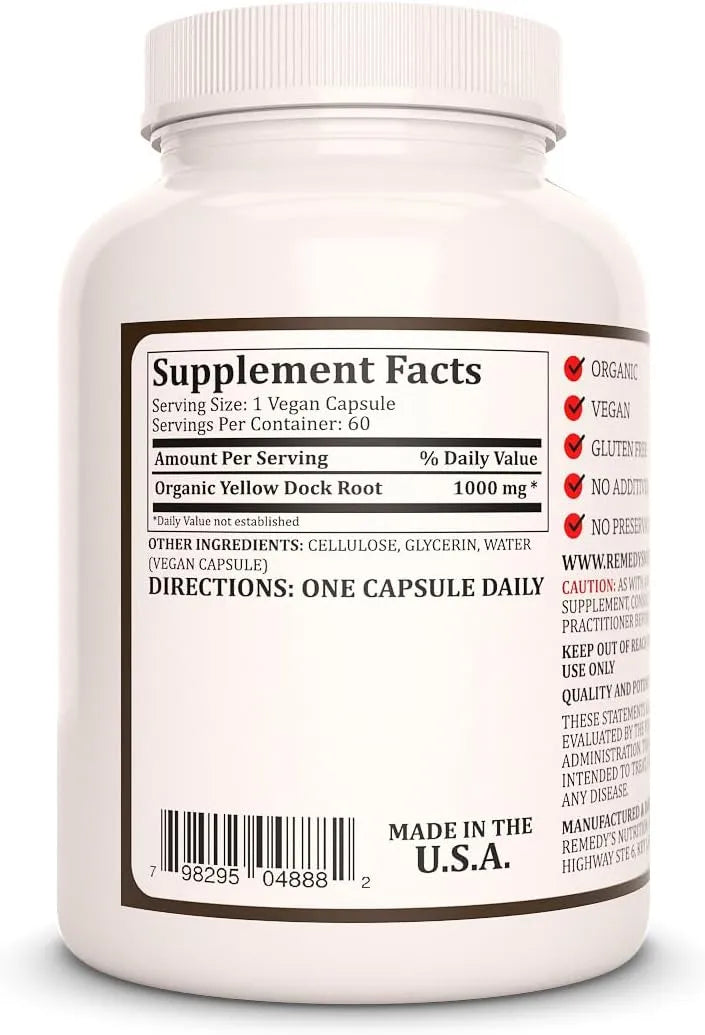 REMEDY'S NUTRITION - Remedy's Nutrition White Willow Bark 1000Mg. 60 Capsulas - The Red Vitamin MX - Suplementos Alimenticios - {{ shop.shopifyCountryName }}