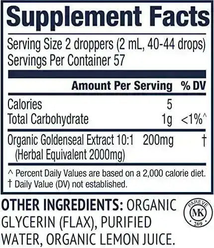 VIMERGY - Vimergy Goldenseal Fast-Absorbing Water Extract 115Ml. - The Red Vitamin MX - Suplementos Alimenticios - {{ shop.shopifyCountryName }}