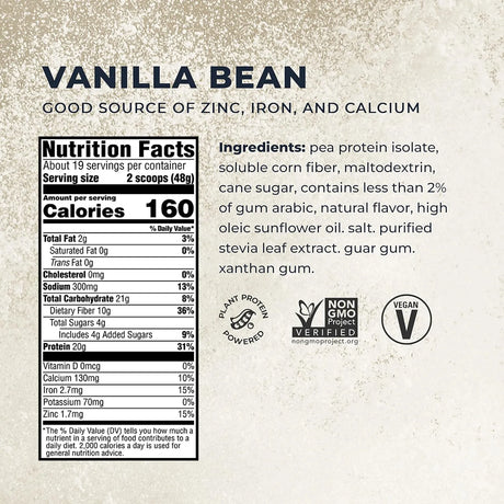 EVOLVE - Evolve Plant Based Protein Powder 20g Vanilla Bean 907Gr. - The Red Vitamin MX - Suplementos Alimenticios - {{ shop.shopifyCountryName }}