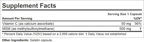 ANDREW LESSMAN - ANDREW LESSMAN MSM 500 60 Capsulas - The Red Vitamin MX - Suplementos Alimenticios - {{ shop.shopifyCountryName }}