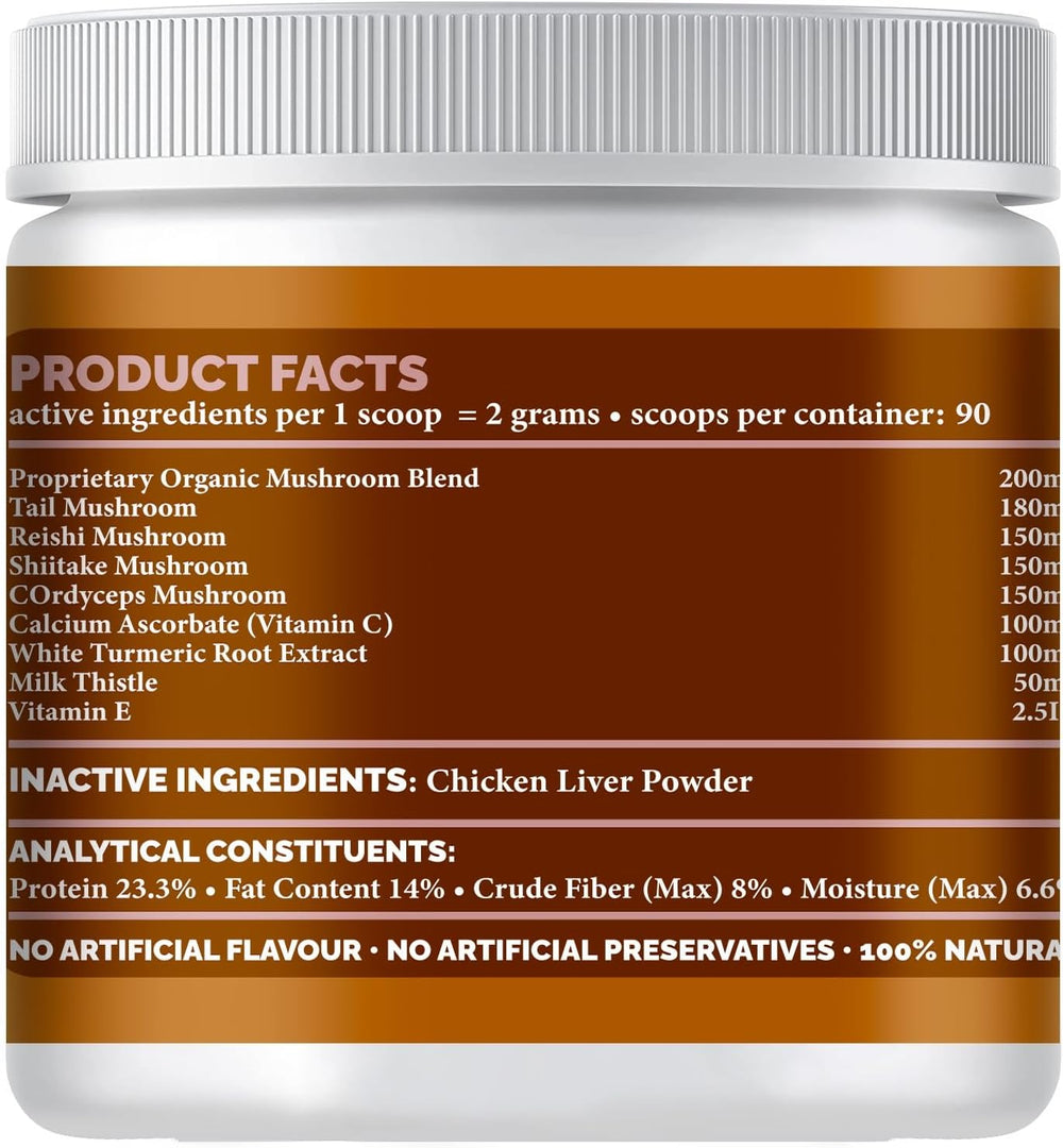 LIVE WELL DOG - Live Well Dog Immune Support Powder Food Topper 300Gr. - The Red Vitamin MX - Suplementos Herbales Para Perros - {{ shop.shopifyCountryName }}