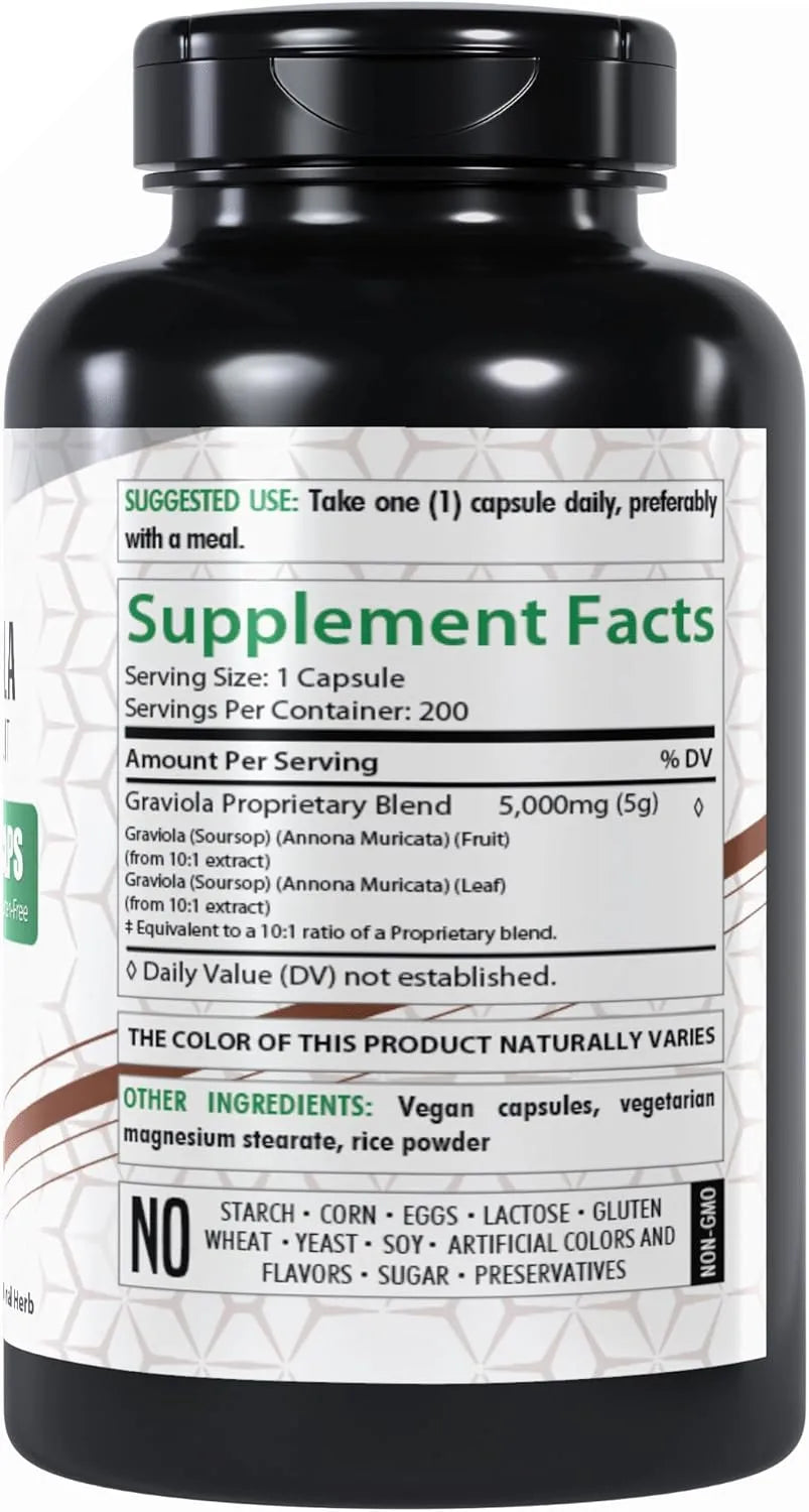 HEALTHFARE - Healthfare Graviola 5000Mg. 200 Capsulas 2 Pack - The Red Vitamin MX - Suplementos Alimenticios - {{ shop.shopifyCountryName }}