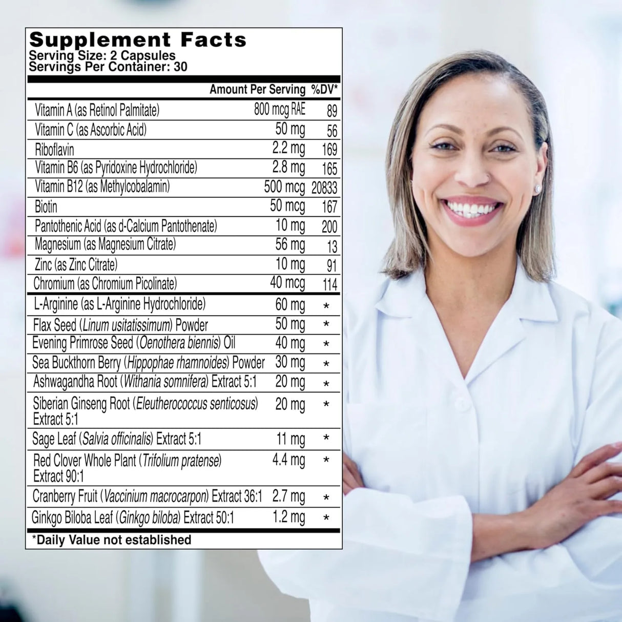 HEALTH & HER - Health & Her Menopause Supplements for Women 60 Capsulas - The Red Vitamin MX - Suplementos Alimenticios - {{ shop.shopifyCountryName }}