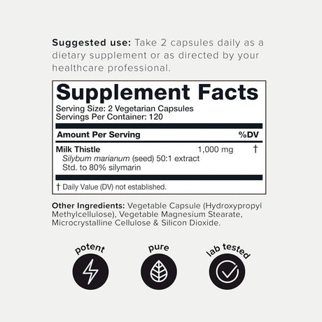 TONIIQ - Toniiq 50,000Mg. 50x Concentrated Milk Thistle Extract 240 Capsulas - The Red Vitamin MX - Suplementos Alimenticios - {{ shop.shopifyCountryName }}