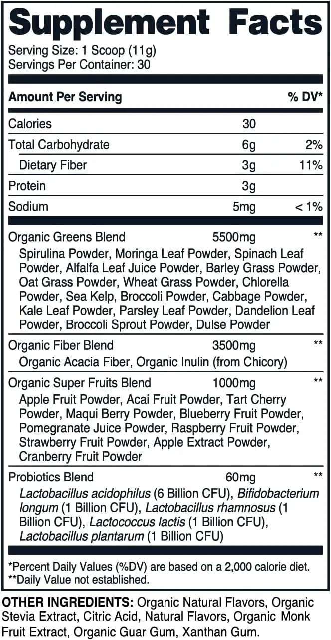 NUTRICOST - Nutricost Organic Super Greens Powder 30 Servicios Orange Sunrise Flavor 342Gr. - The Red Vitamin MX - Suplementos Alimenticios - {{ shop.shopifyCountryName }}