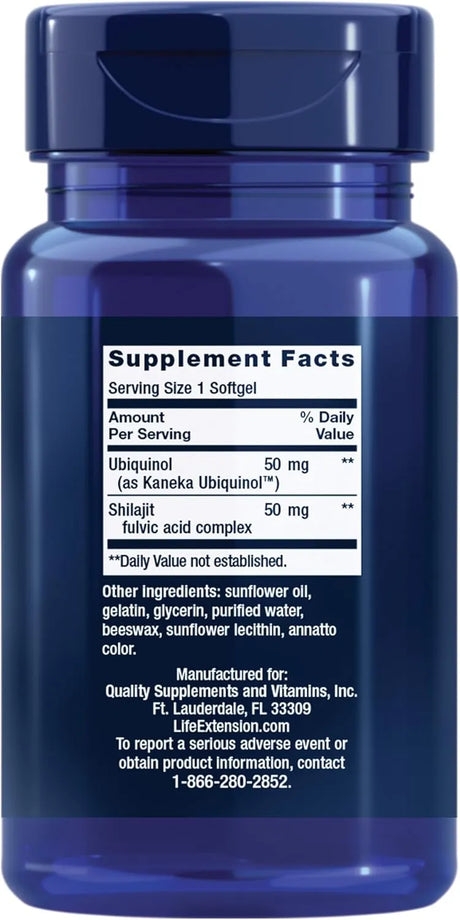 LIFE EXTENSION - Life Extension Super Ubiquinol CoQ10 with Enhanced Mitochondrial Support 100 Capsulas Blandas - The Red Vitamin MX - Suplementos Alimenticios - {{ shop.shopifyCountryName }}