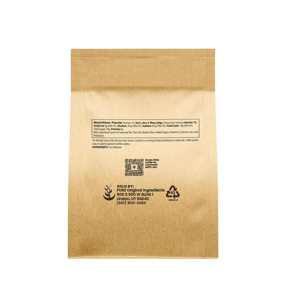 PURE ORIGINAL INGREDIENTS - Pure Original Ingredients Dextrose 453Gr. - The Red Vitamin MX - Suplementos Alimenticios - {{ shop.shopifyCountryName }}