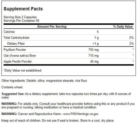 SWANSON - Swanson Tri-Fiber Complex 100 Capsulas 2 Pack - The Red Vitamin MX - Suplementos Alimenticios - {{ shop.shopifyCountryName }}