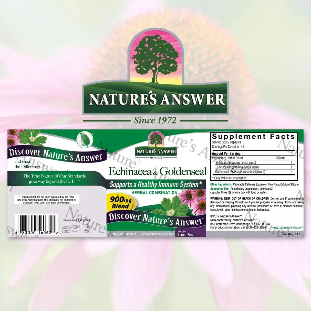 NATURE´S ANSWER - Nature's Answer Echinacea & Goldenseal 90 Capsulas - The Red Vitamin MX - Suplementos Alimenticios - {{ shop.shopifyCountryName }}