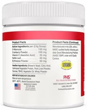 DENESTRA - Denestra Cranberry D Mannose MAX- Dog Urinary Tract 90 Servicios - The Red Vitamin MX - Salud De Tracto Urinario Para Perros - {{ shop.shopifyCountryName }}