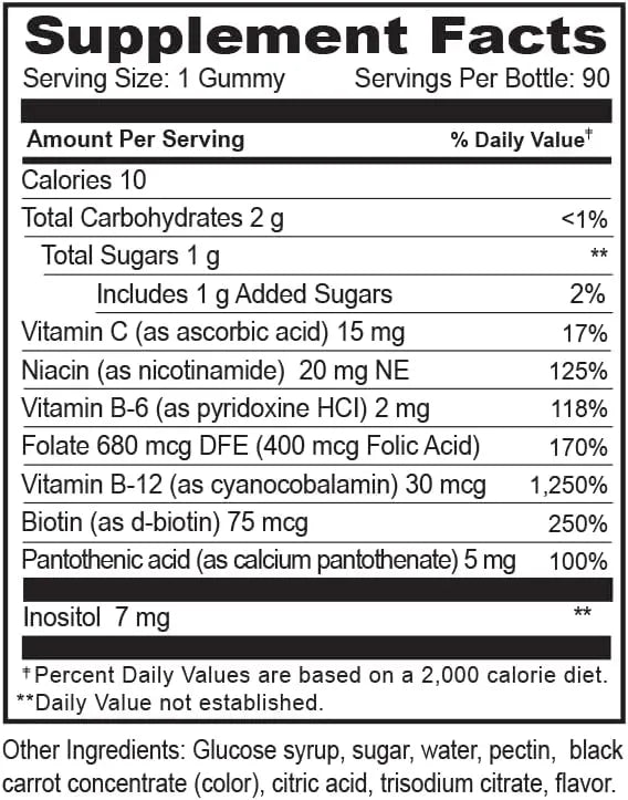YUM-V'S - YumVs Vitamin B Complex with Vitamin C Gummies 70 Gomitas - The Red Vitamin MX - Suplementos Alimenticios - {{ shop.shopifyCountryName }}