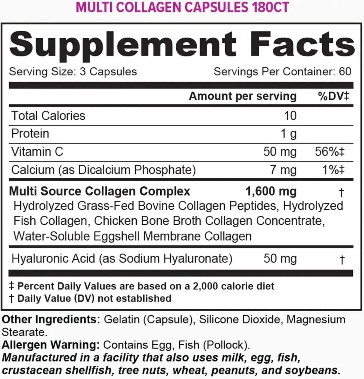 VITAUTHORITY - Vitauthority Multi Collagen 180 Capsulas - The Red Vitamin MX - Suplementos Alimenticios - {{ shop.shopifyCountryName }}