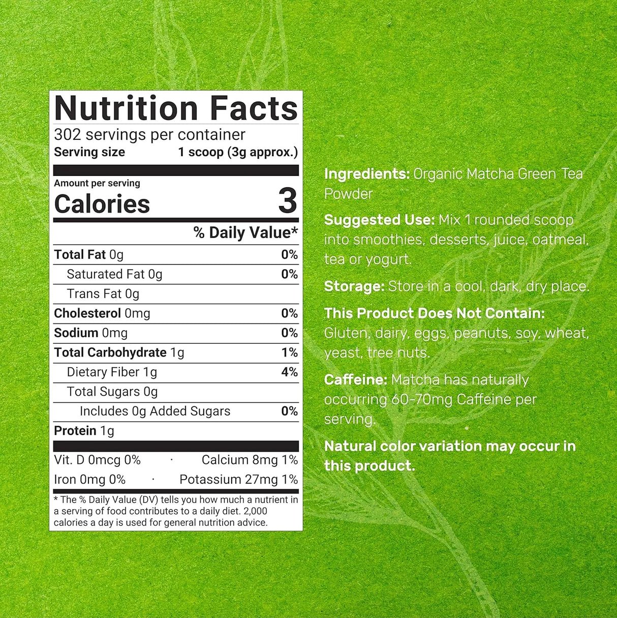 DEAL SUPPLEMENT - Deal Supplement Organic Matcha Green Tea Powder 907Gr. - The Red Vitamin MX - Suplementos Alimenticios - {{ shop.shopifyCountryName }}