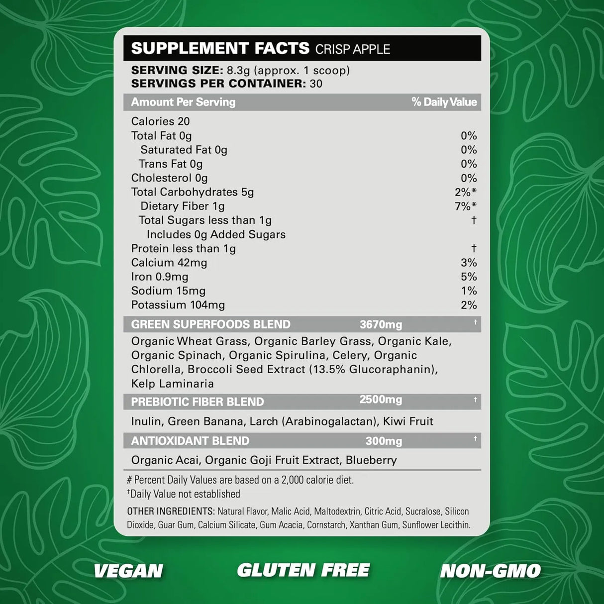 EHPLABS - EHP Labs OxyGreens Super Greens Powder 30 Servicios Crisp Apple 252Gr. - The Red Vitamin MX - Suplementos Alimenticios - {{ shop.shopifyCountryName }}