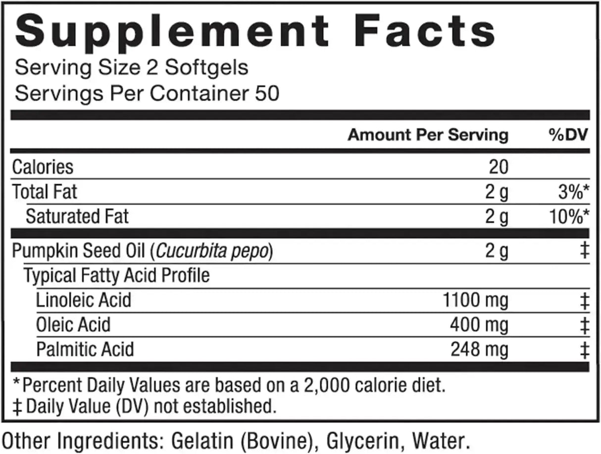 FORCE FACTOR - FORCE FACTOR Pumpkin Seed Oil 2000Mg. 100 Capsulas Blandas - The Red Vitamin MX - Suplementos Alimenticios - {{ shop.shopifyCountryName }}