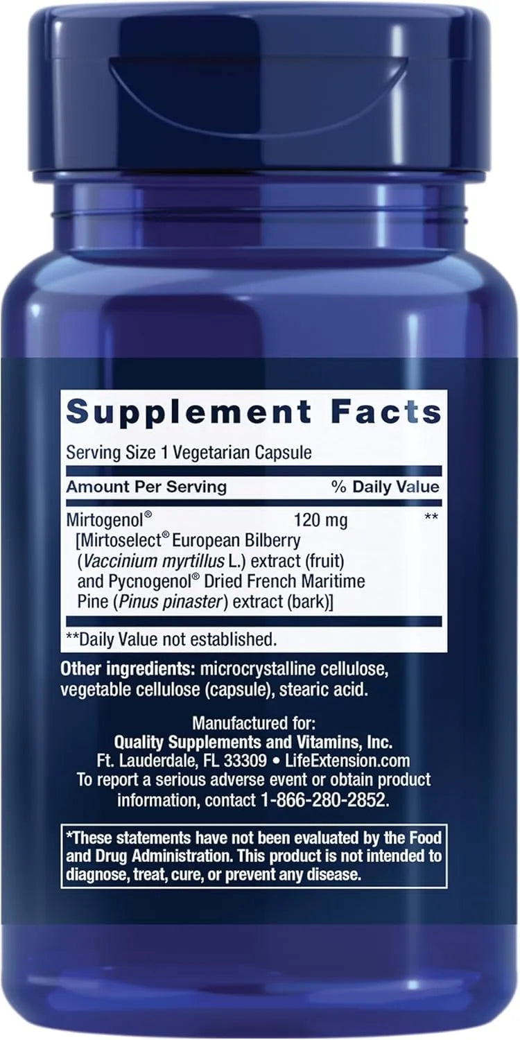 LIFE EXTENSION - Life Extension Eye Pressure Support with Mirtogenol 30 Capsulas - The Red Vitamin MX - Suplementos Alimenticios - {{ shop.shopifyCountryName }}