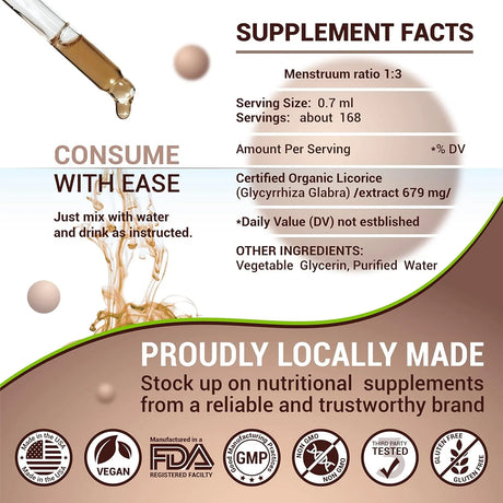 HERBALICIOUS - HERBALICIOUS Licorice Root Extract 4 Fl.Oz. - The Red Vitamin MX - Suplementos Alimenticios - {{ shop.shopifyCountryName }}