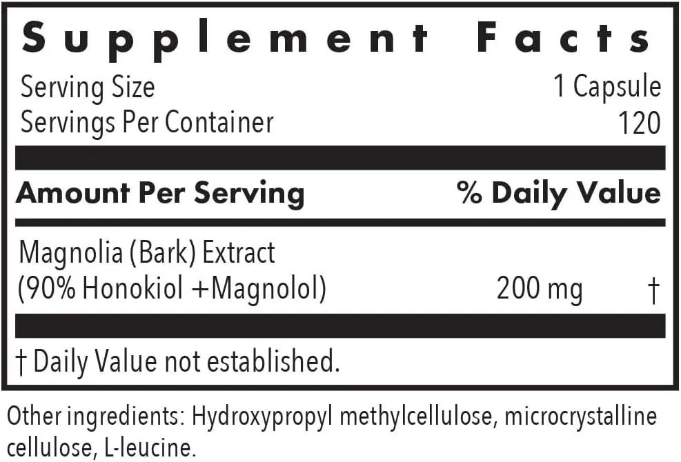 ALLERGY RESEARCH GROUP - Allergy Research Group Magnolia Extract 120 Capsulas - The Red Vitamin MX - Suplementos Alimenticios - {{ shop.shopifyCountryName }}